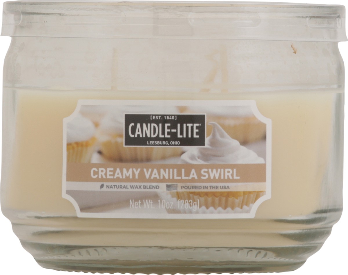 slide 6 of 12, Candle-Lite Creamy Vanilla Swirl Candle 10 oz, 10 oz