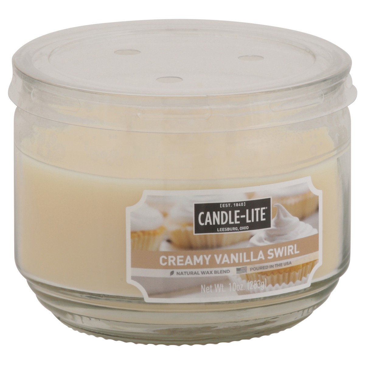 slide 9 of 12, Candle-Lite Creamy Vanilla Swirl Candle 10 oz, 10 oz