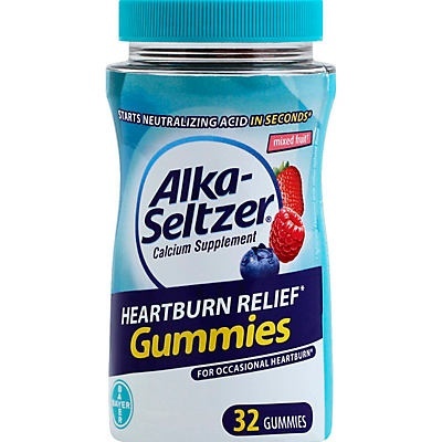 slide 1 of 1, Alka-Seltzer Heartburn Relief Gummies, 32 ct