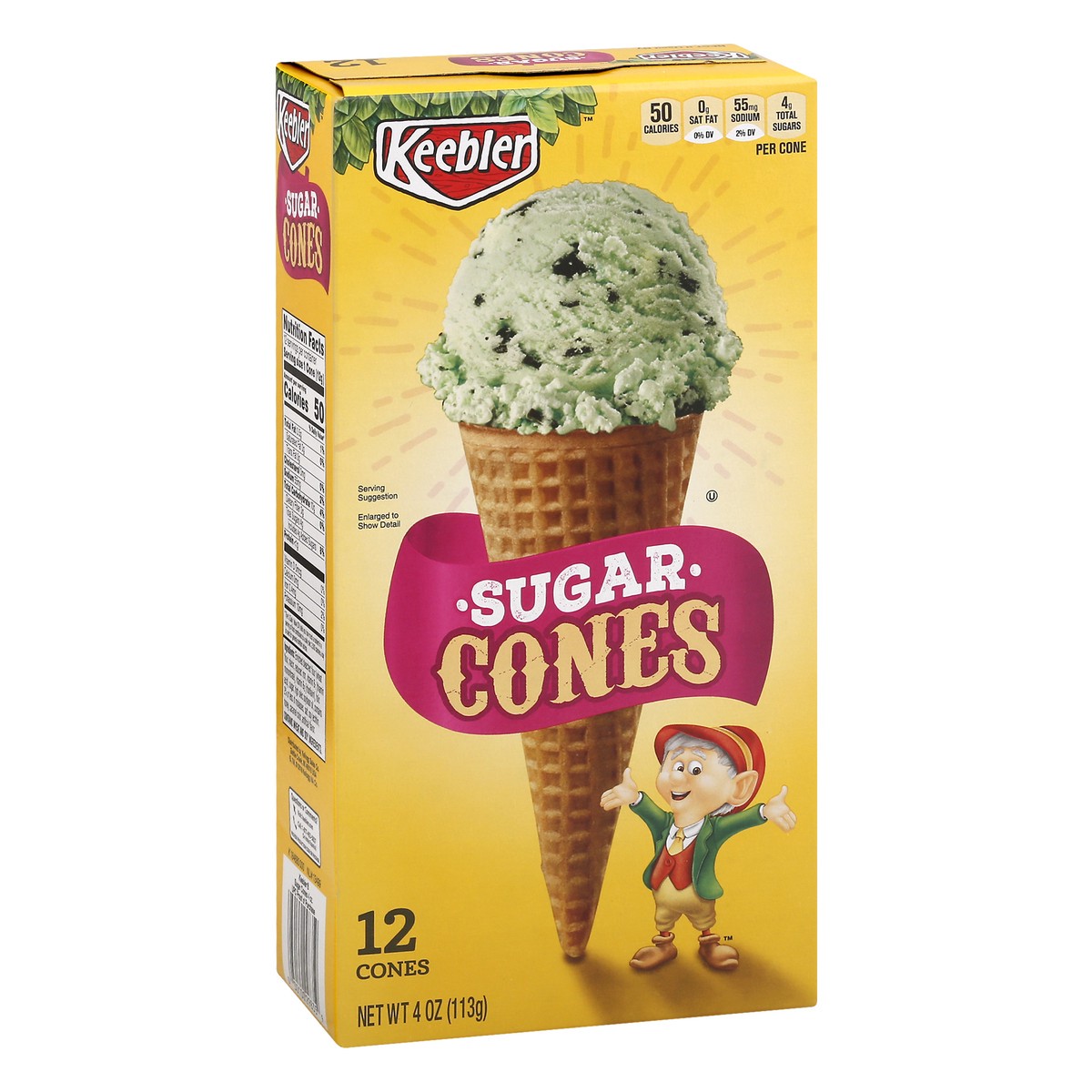 slide 2 of 9, Keebler Sugar Cones 12 ea, 4 oz