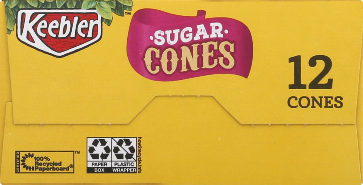 slide 4 of 9, Keebler Sugar Cones 12 ea, 4 oz