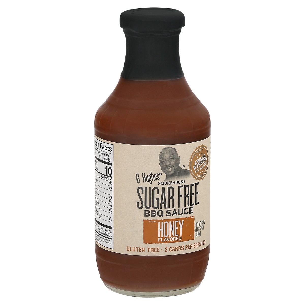 slide 3 of 13, G Hughes Sugar Free Smokehouse Honey Flavored BBQ Sauce 18 oz, 18 oz