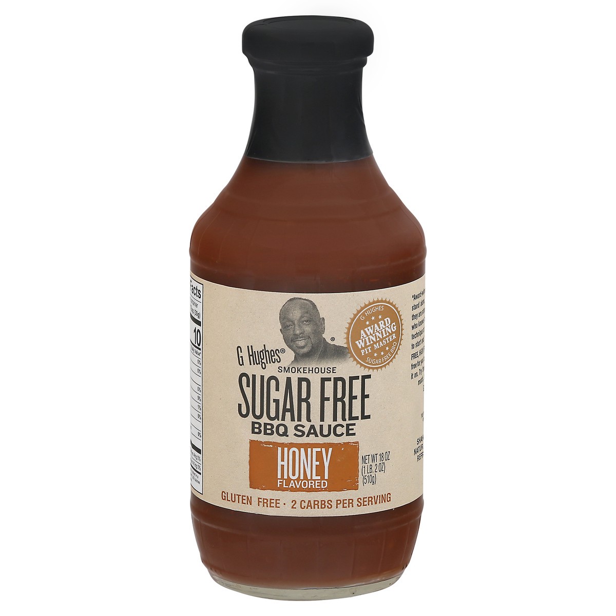 slide 10 of 13, G Hughes Sugar Free Smokehouse Honey Flavored BBQ Sauce 18 oz, 18 oz