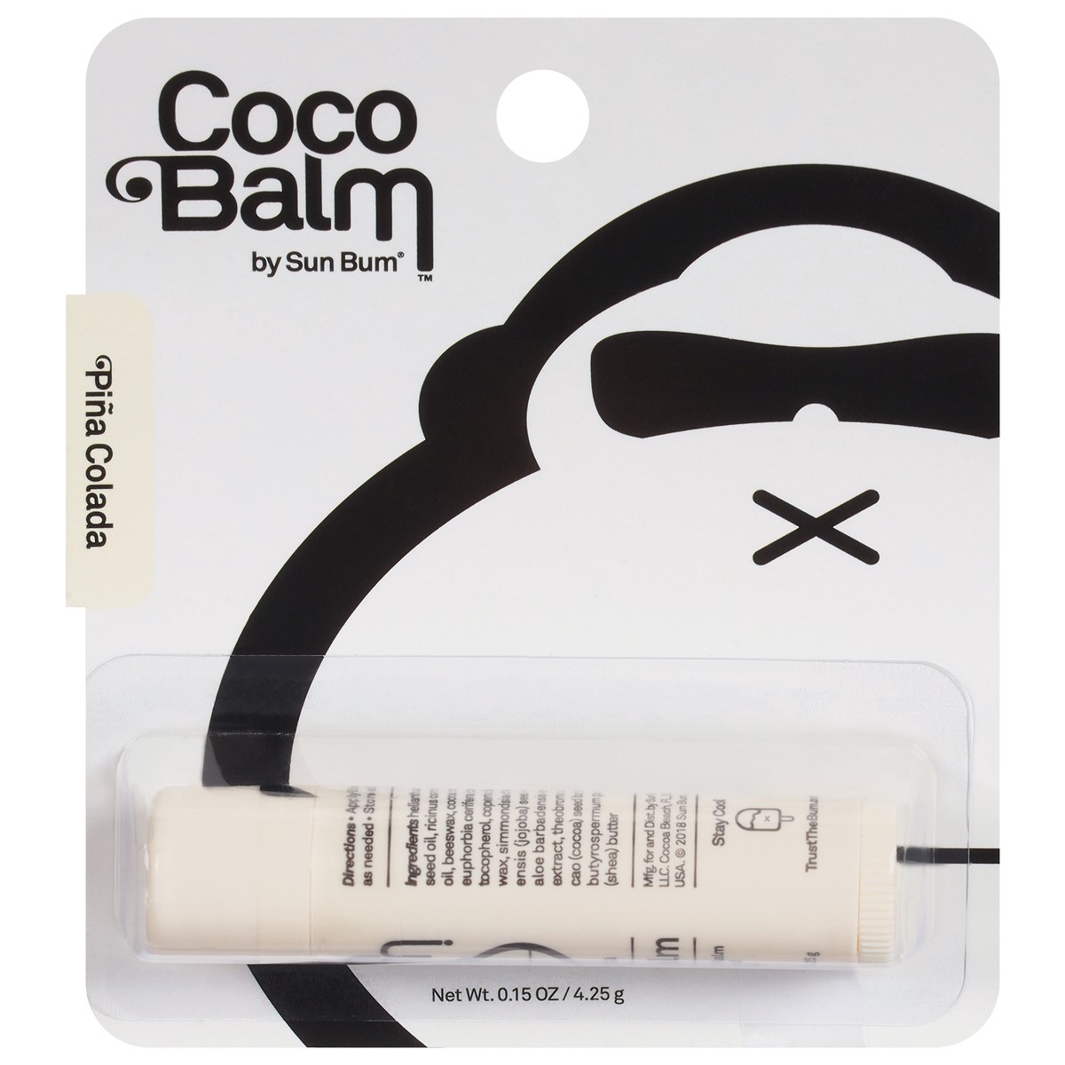 slide 1 of 9, Coco Balm Pina Colada Lip Balm 0.15 oz, 0.15 oz