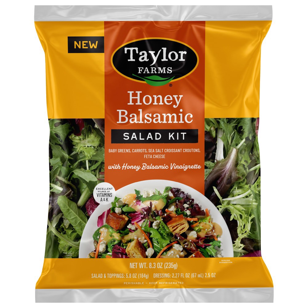 slide 1 of 2, Taylor Farms® Honey Balsamic Salad Kit, 8.3 oz