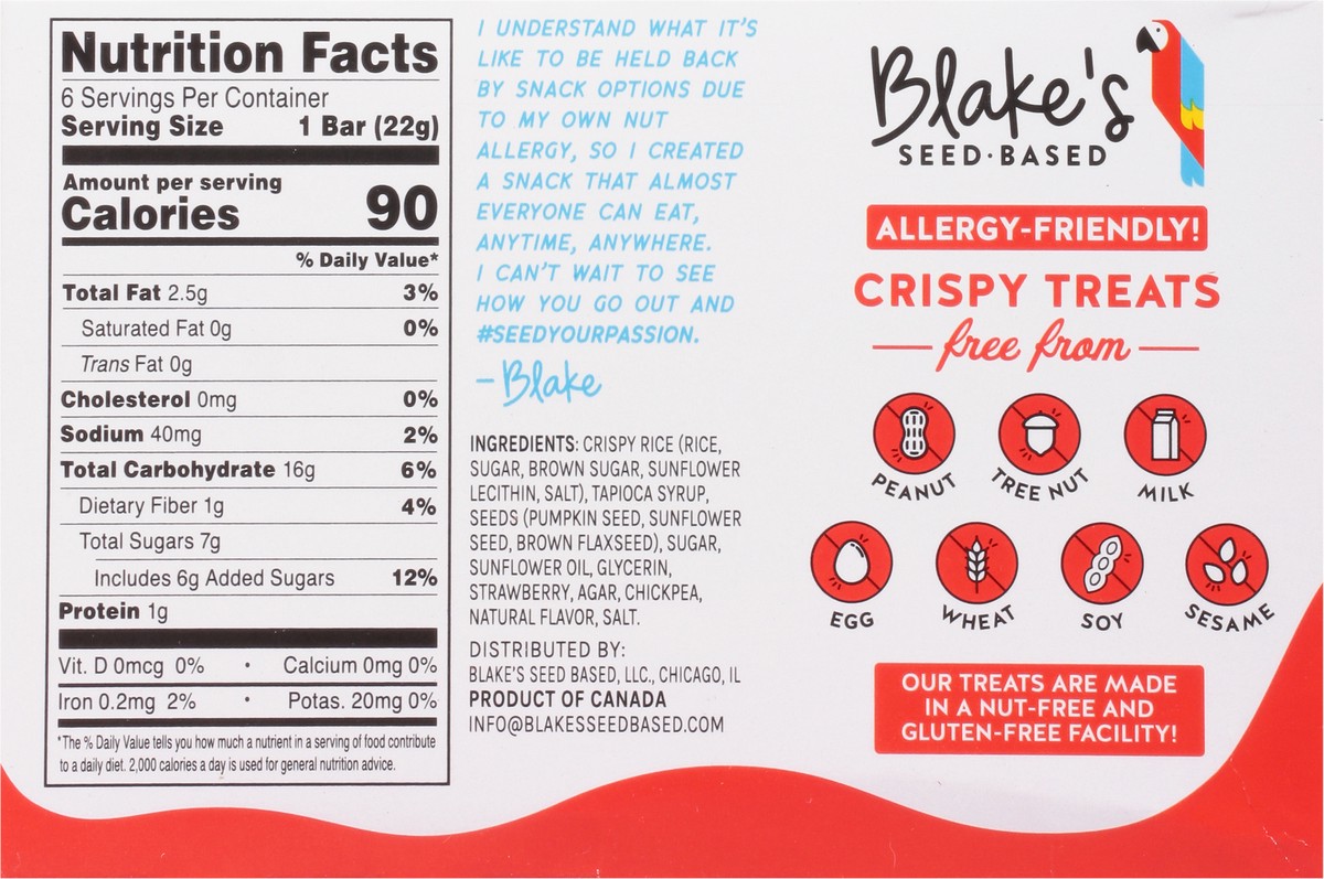 slide 6 of 11, Blake's Blakes Straw Treat., 4.68 oz