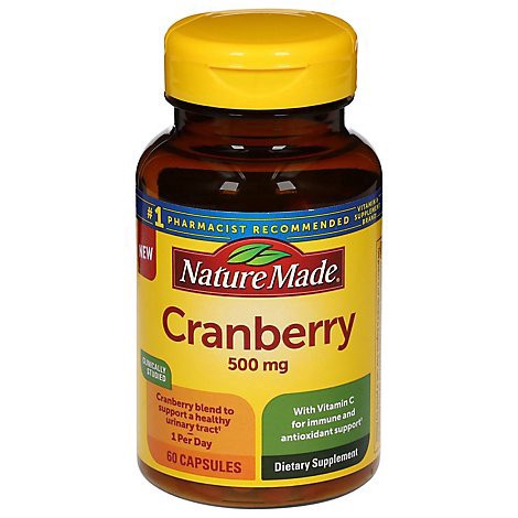 slide 1 of 1, Nature Made Cranberry 500mg - 60 CT, 60 ct