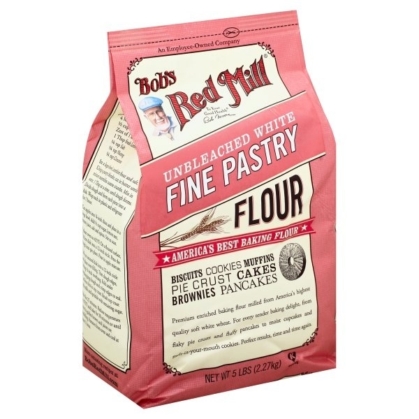 slide 1 of 1, Bob's Red Mill Unbleached White Fine Pastry Flour, 5 lb
