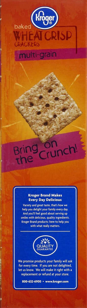 slide 3 of 4, Kroger Wheat Crisp Multigrain Cracker, 8.5 oz