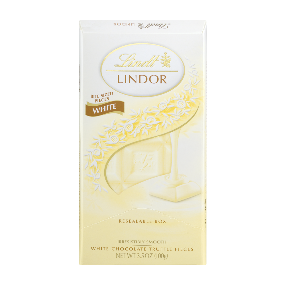 Lindt Lindor White Chocolate Truffles Pieces 3.5 oz Shipt