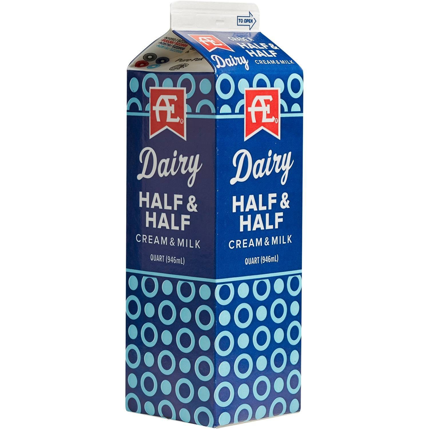 Anderson Erickson Dairy Half & Half Cream & Milk 1 qt Shipt