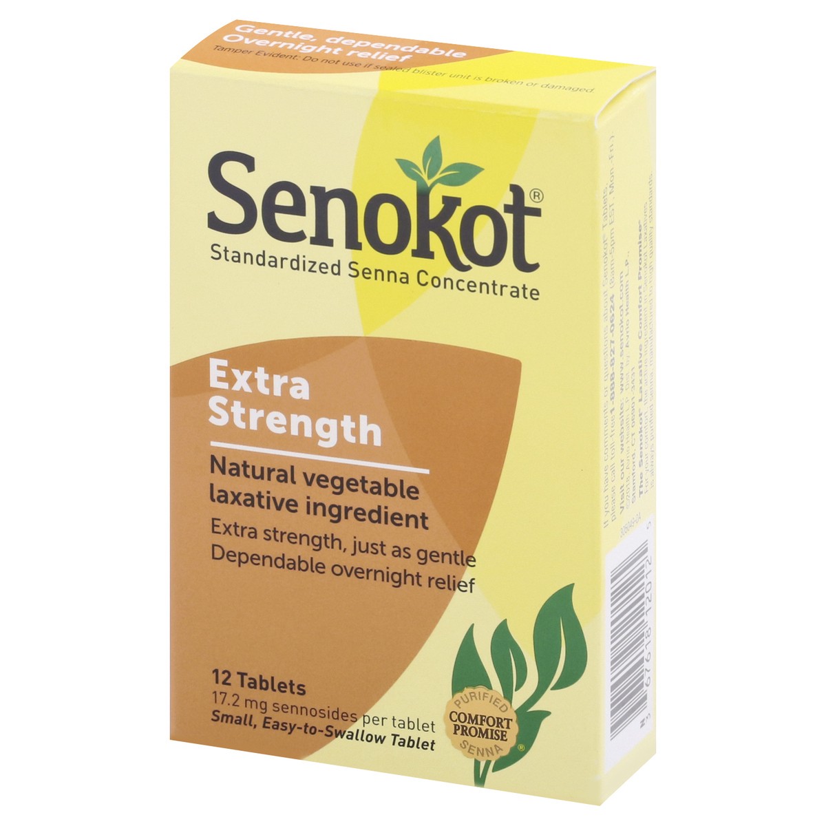 slide 2 of 9, Senokot Laxative, Extra Strength, Tablets, 12 ct