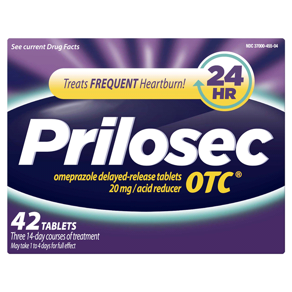 slide 1 of 1, Prilosec Otc Acid Reducer, 42 ct