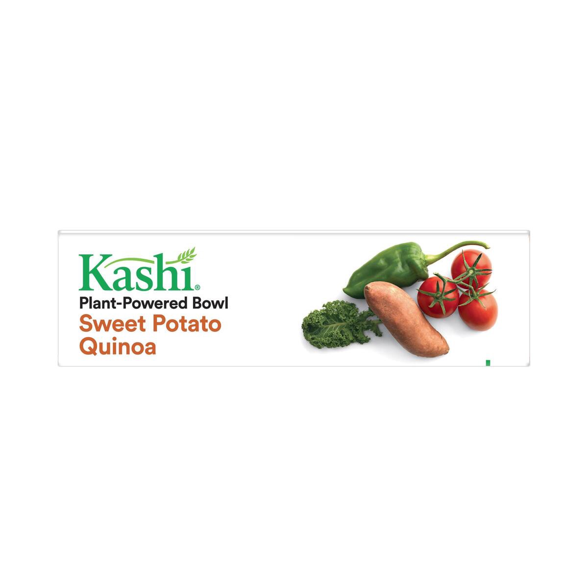 slide 3 of 10, Kashi Plant-Based Protein Bowl, Sweet Potato Quinoa, 9 Oz, Box, Frozen, 9 oz