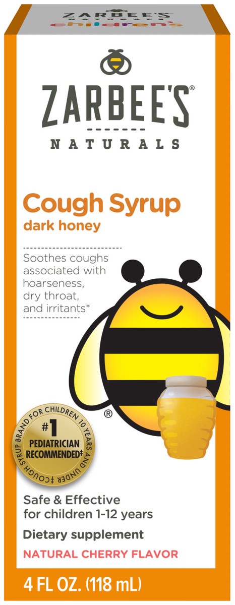 slide 1 of 5, Zarbee's Naturals Cough Syrup, 4 fl oz