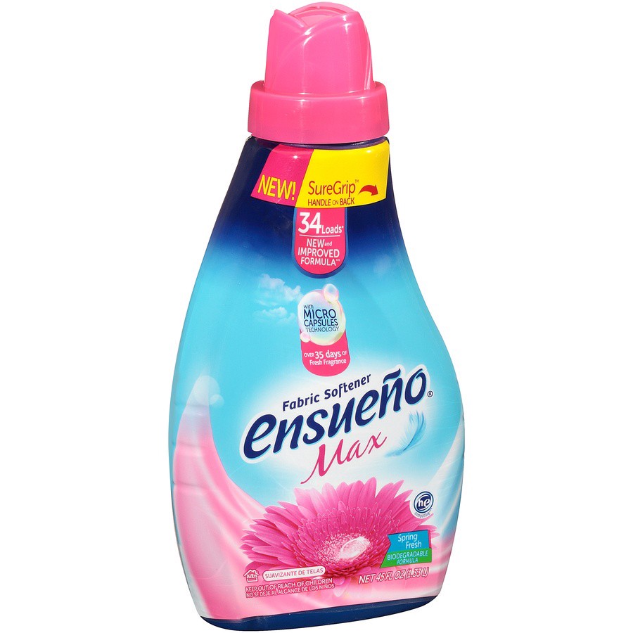 slide 2 of 6, Ensueno Max Spring Fresh Fabric Softener 45 fl oz, 45 fl oz