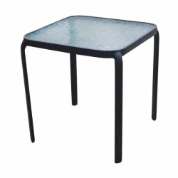 Black 16in Square Stacking Table