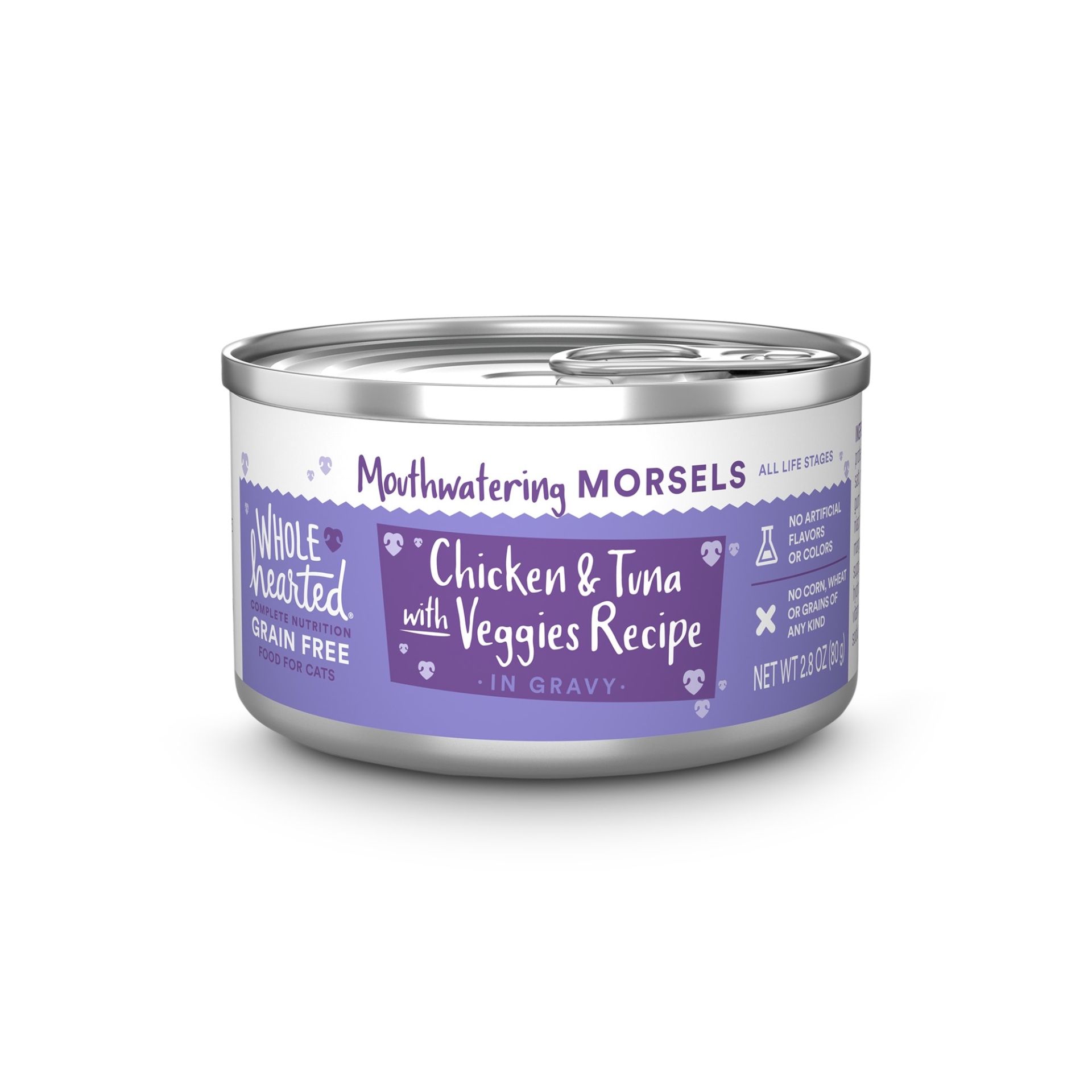 slide 1 of 1, WholeHearted Whd-Cat 2.8Z Chkn&Tna&Veg Mrsl, 1 ct