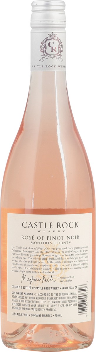 slide 5 of 9, Castle Rock Monterey County Rose of Pinot Noir 750 ml, 750 ml