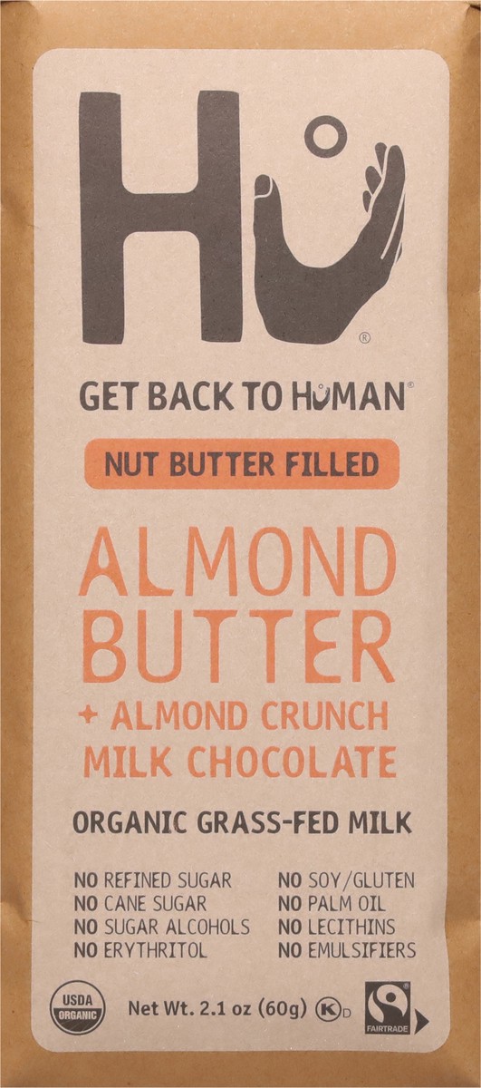 slide 6 of 14, Hu Almond Butter + Almond Crunch Milk Chocolate 2.1 oz, 2.10 oz