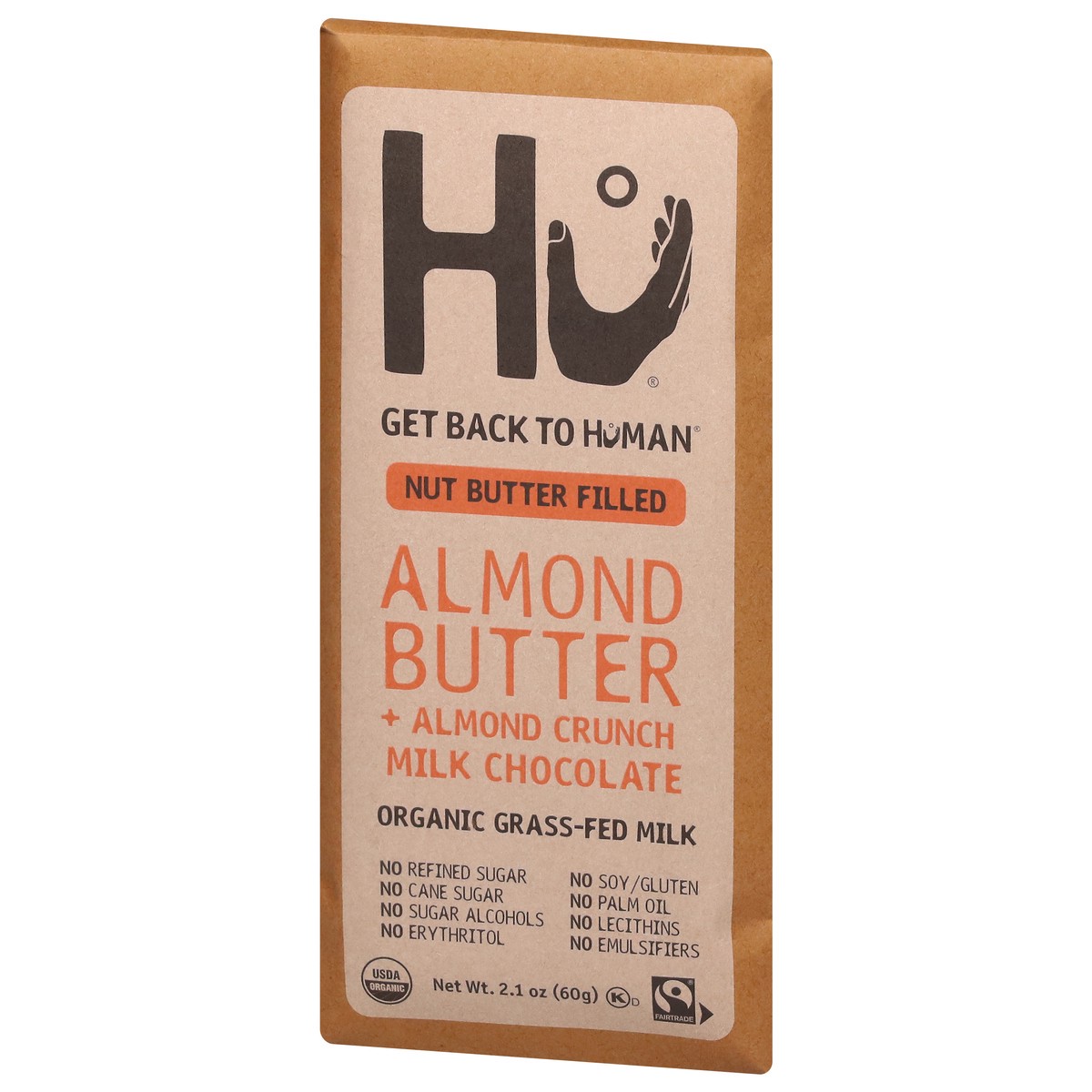 slide 13 of 14, Hu Almond Butter + Almond Crunch Milk Chocolate 2.1 oz, 2.10 oz