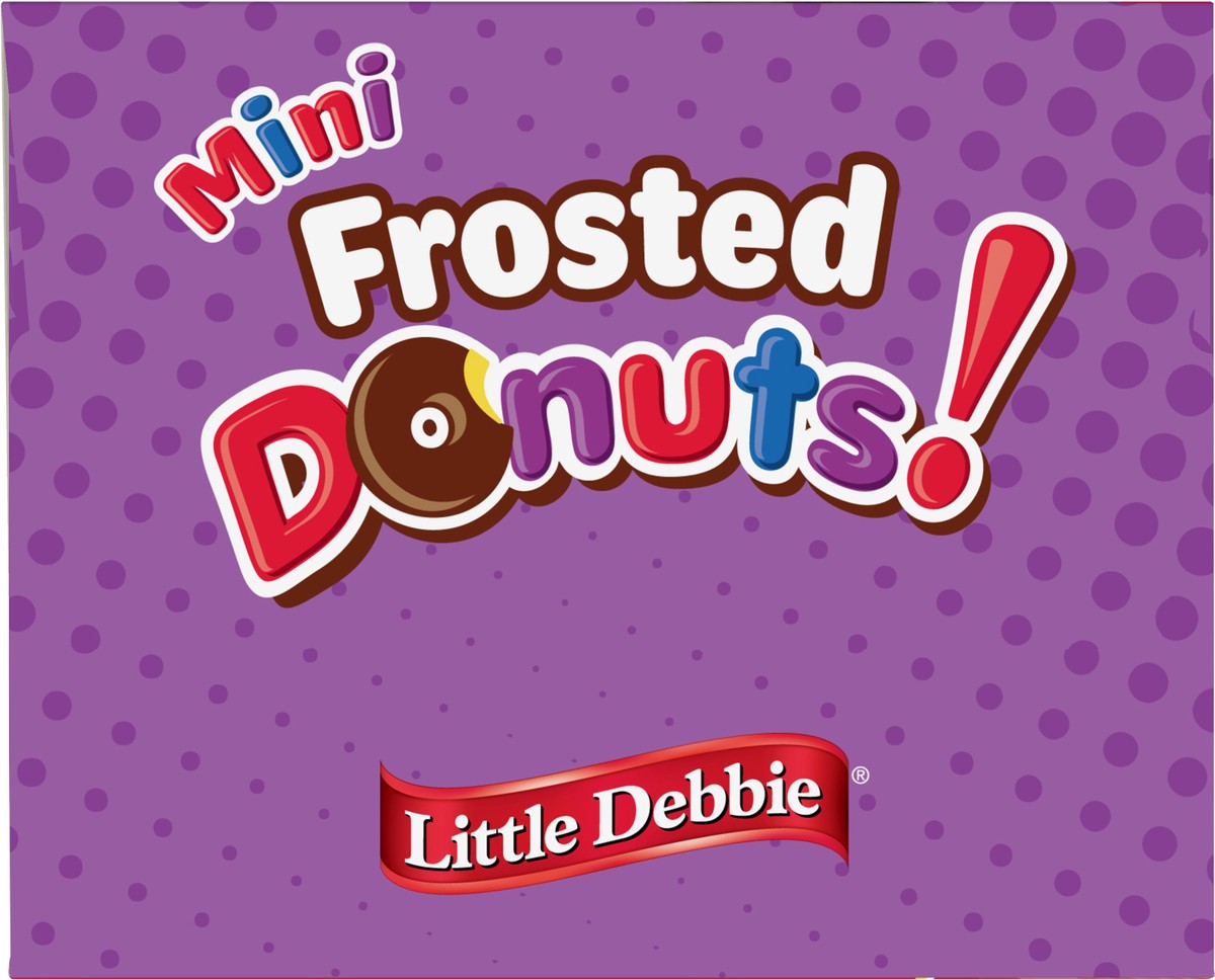 slide 11 of 12, Little Debbie Snack Cakes, Little Debbie Big Pack Mini Donuts (Frosted), 8 ct