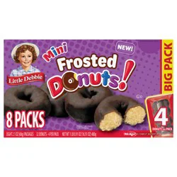 Little Debbie Snack Cakes, Little Debbie Big Pack Mini Donuts (Frosted)