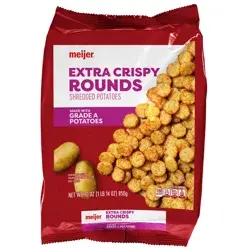 Meijer Extra Crispy Rounds Shredded Potatoes
