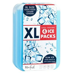 Cool Coolers Slim Ice Ice Packs XL 4 ea