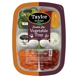 Taylor Farms Vegetable Tray with Dual Dip
