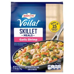 Birds Eye Voila! Garlic Shrimp Frozen Meal, 21 oz. Bag
