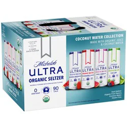 Michelob Ultra Organic Essential Collection Hard Seltzer, 12 Pack 12 fl oz Slim Cans