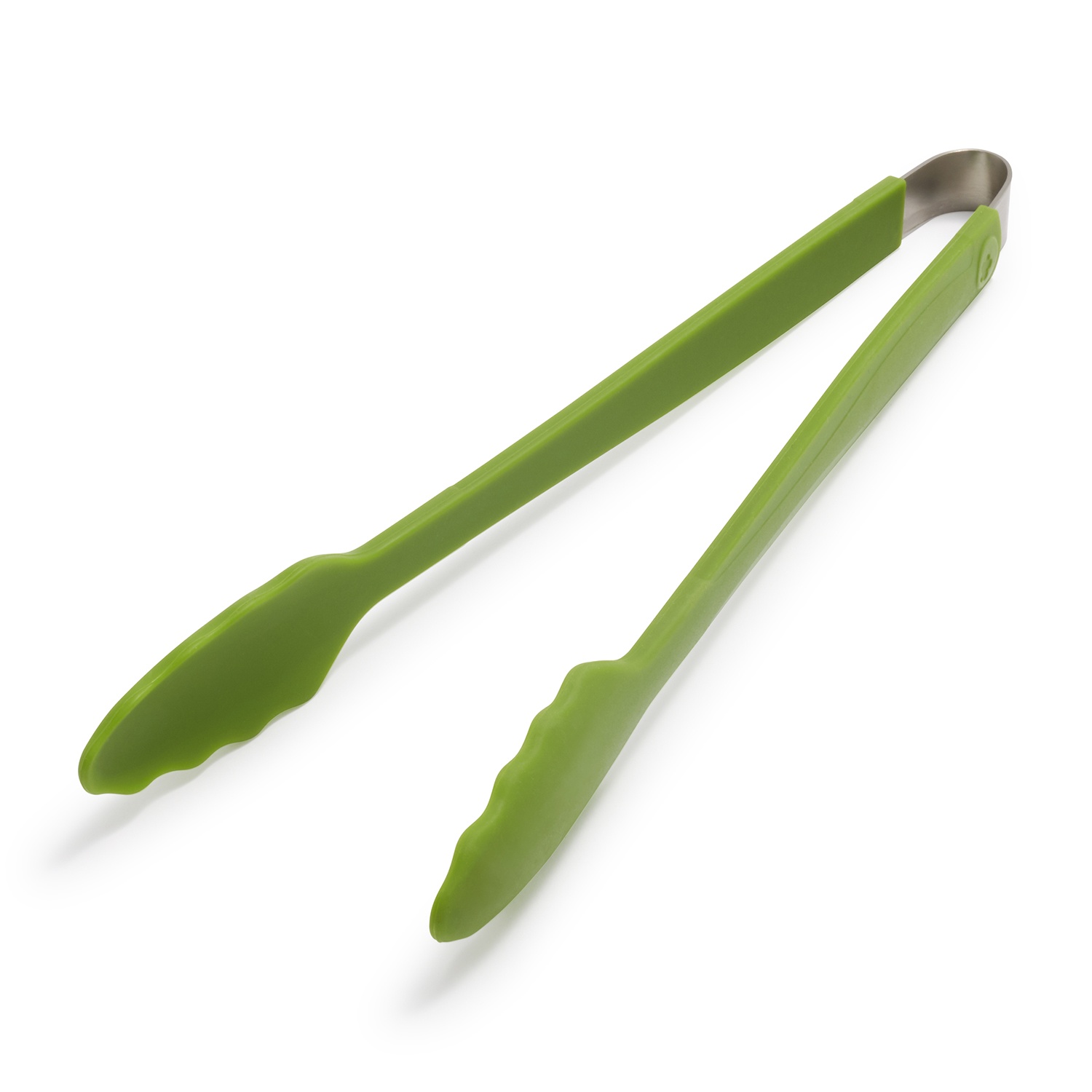 slide 1 of 1, Sur La Table Silicone Tongs, Green, 12 in