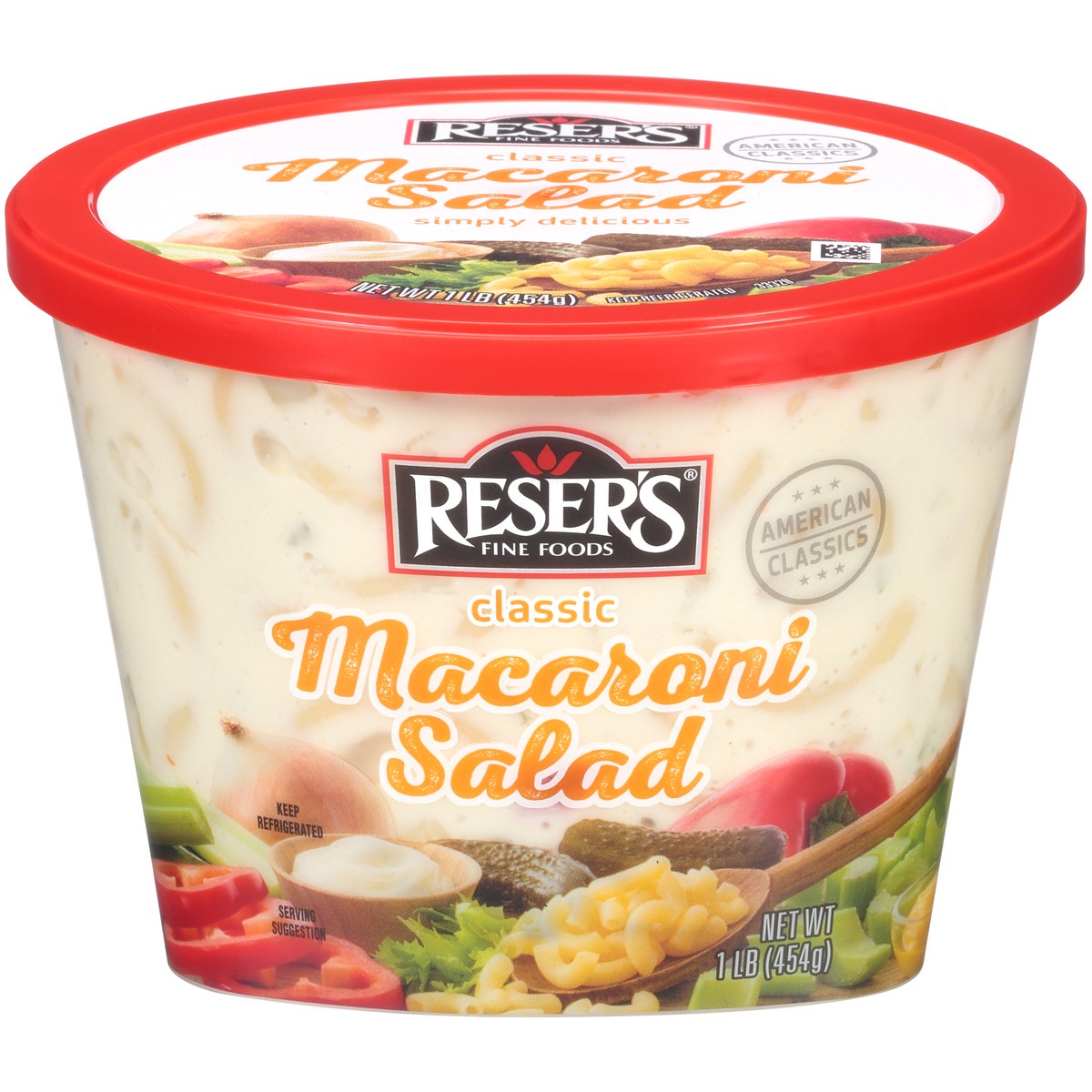slide 1 of 3, Reser's American Classics Macaroni Salad, 16 oz