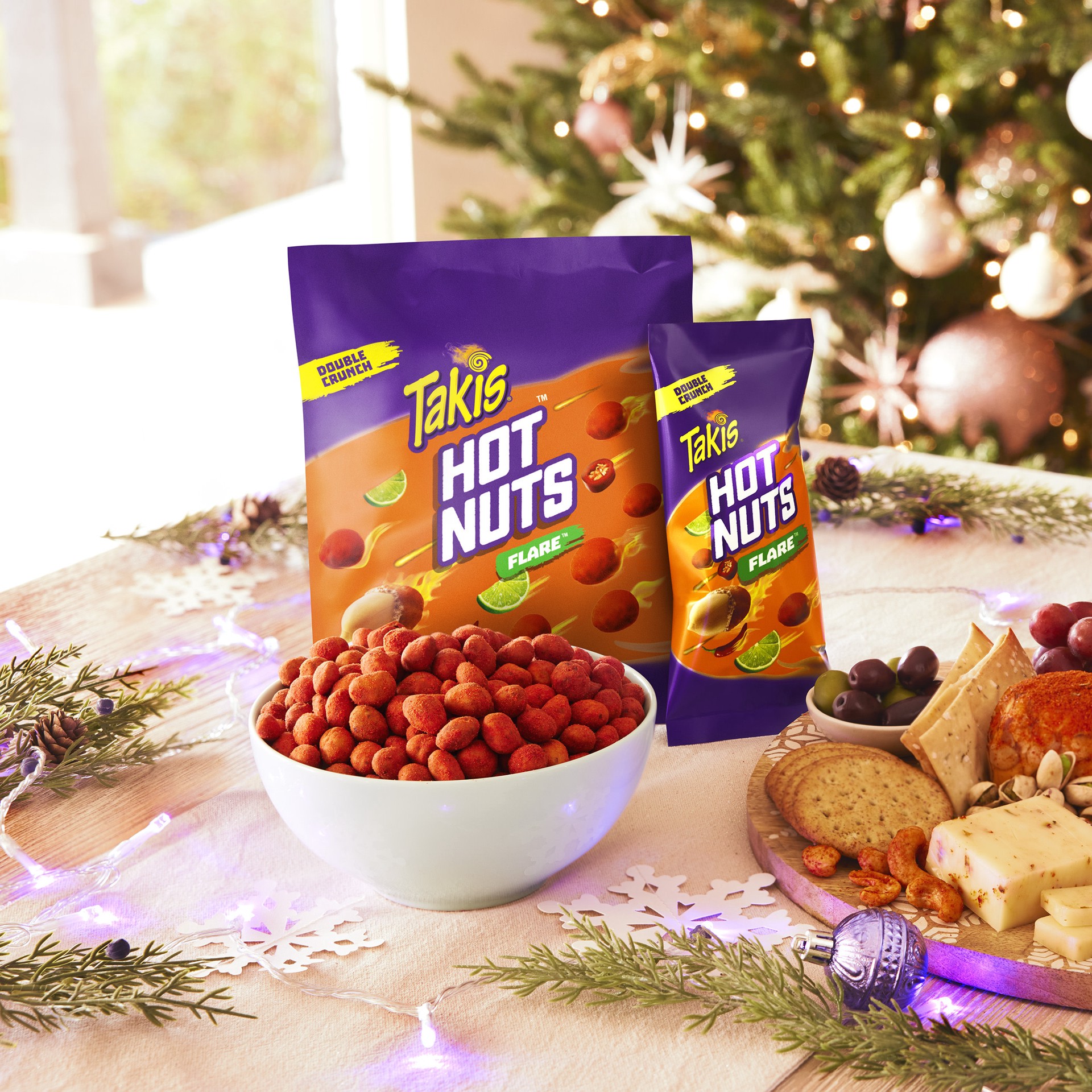 slide 6 of 8, Takis Hot Nuts Medium Chile Limon Double Crunch Peanuts 15.02 oz, 15.02 oz