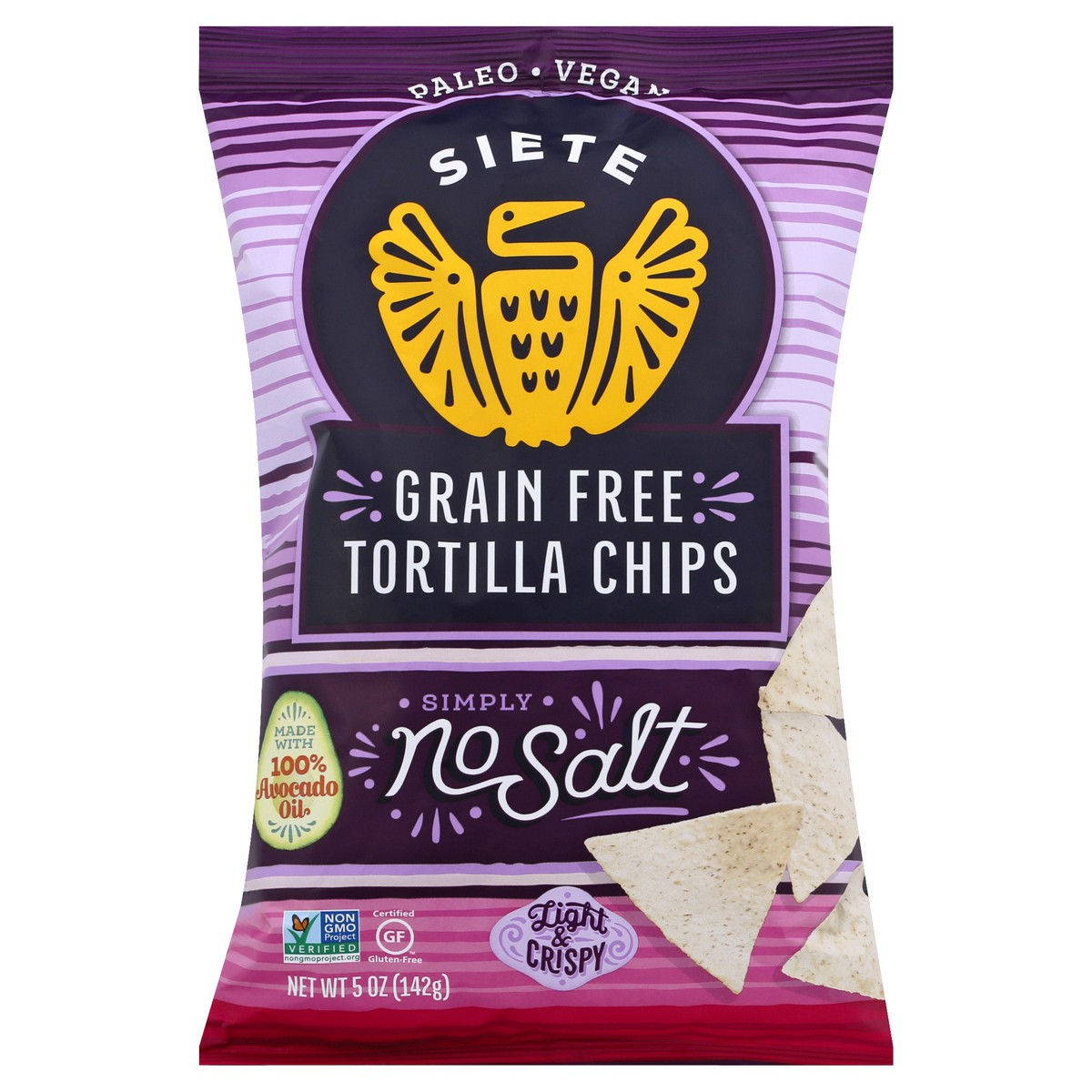 slide 8 of 13, Siete Grain Free Simply No Salt Tortilla Chips 5 oz, 5 oz