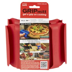 Gripmitt Silicone Kitchen Mitt - Red