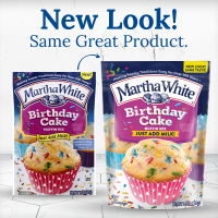 slide 10 of 17, Martha White Birthday Cake Muffin Mix, 7.4 oz