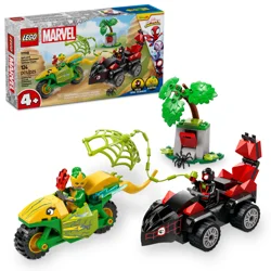 LEGO Marvel Spidey And His Amazing Friends Spin and Electro Dinosaur Vehicle Chase Building Toy 11198