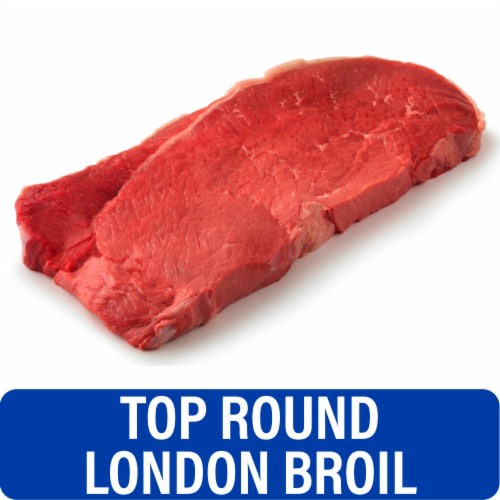 slide 1 of 5, Top Round London Broil Beef Steak, per lb