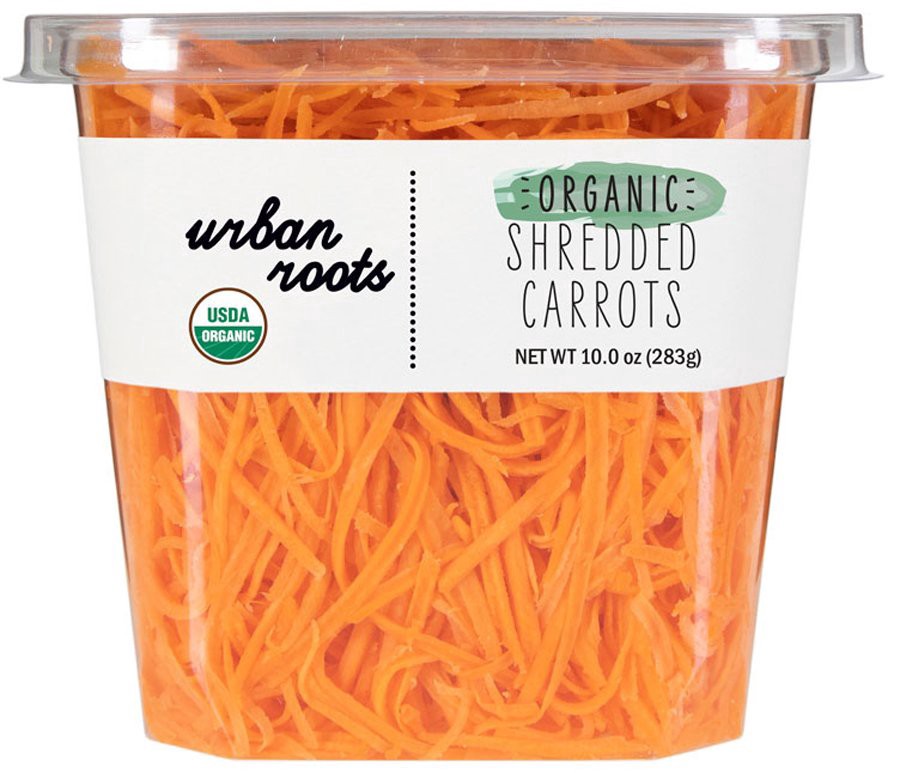 slide 1 of 1, Urban Roots Organic Shredded Carrots, 10 oz