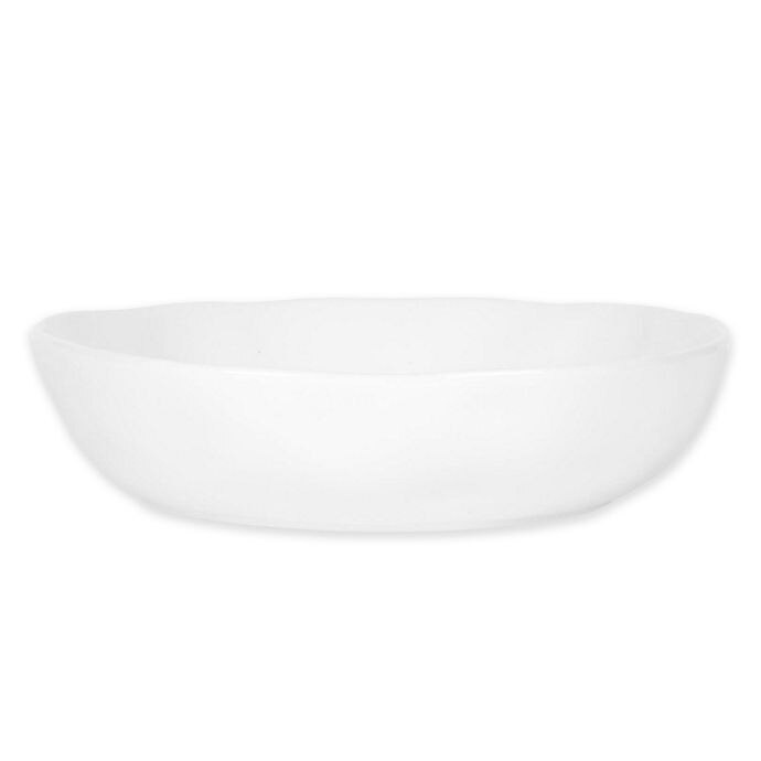 slide 1 of 2, Everyday White by Fitz and Floyd Organic Shape Low Bowl - White, 1 ct