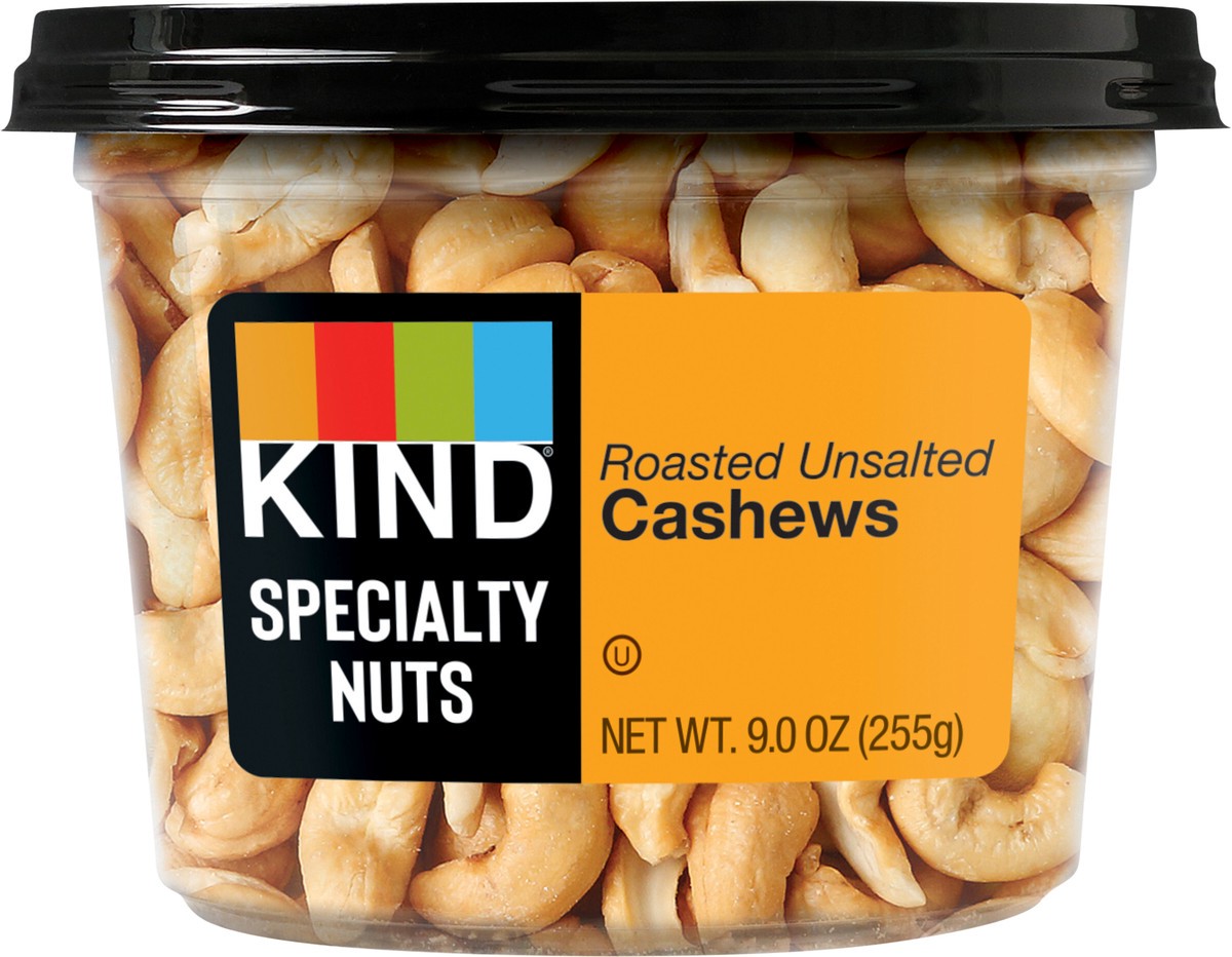 slide 3 of 4, KIND Roasted Unsalted Cashews, 9.0 OZ, 9 oz