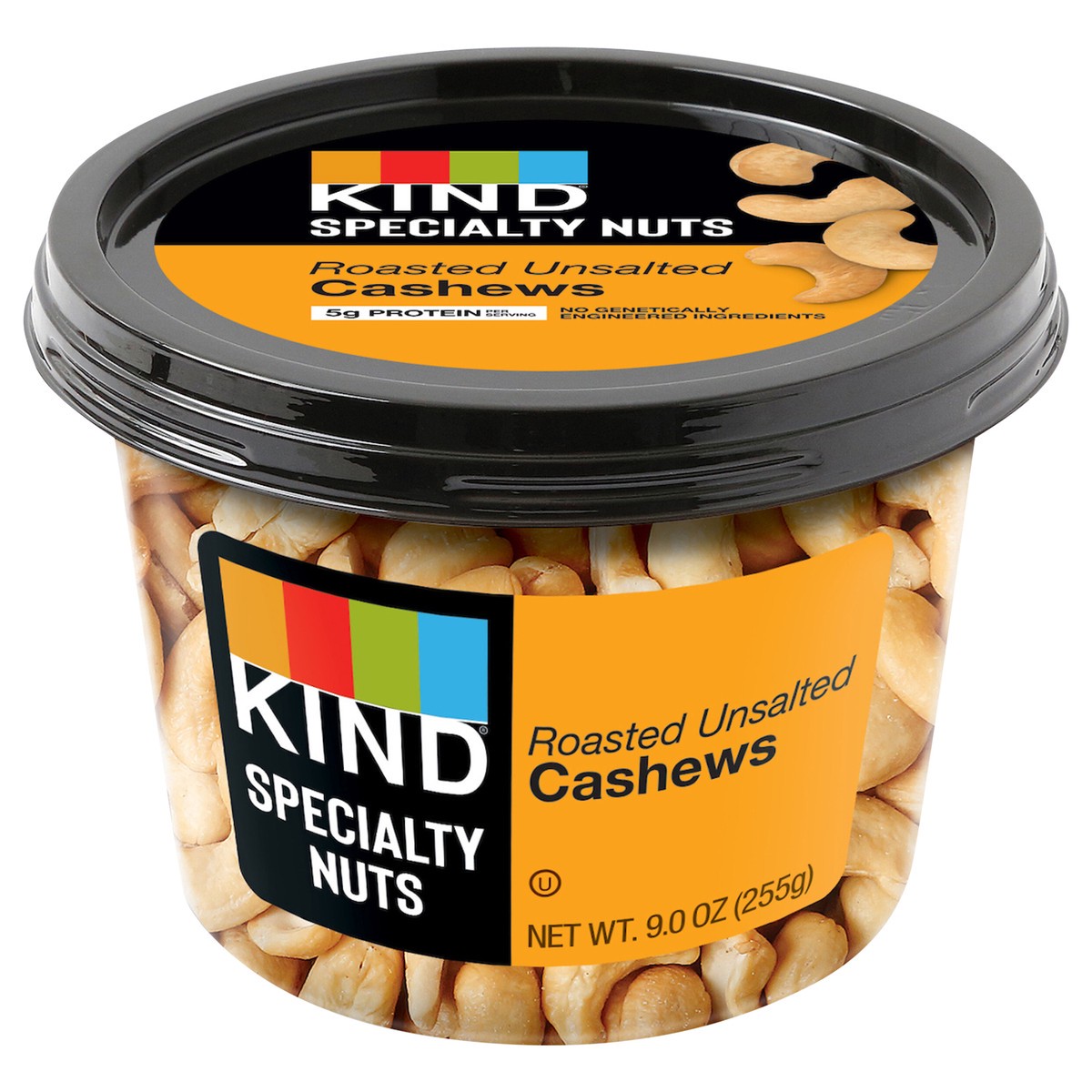 slide 1 of 4, KIND Roasted Unsalted Cashews, 9.0 OZ, 9 oz