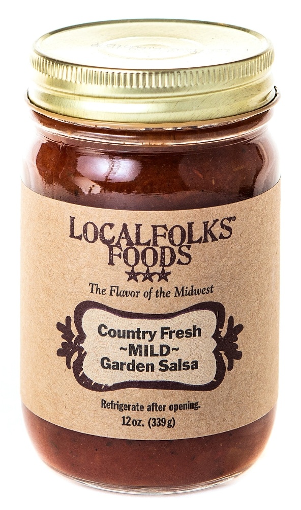 slide 1 of 1, LocalFolks Foods Garden Fresh Salsa Mild, 12 oz