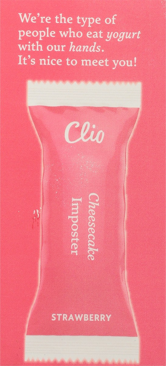 slide 4 of 9, Clio Yogurt Bars, Greek, Strawberry, 4 Pack, 7.04 oz