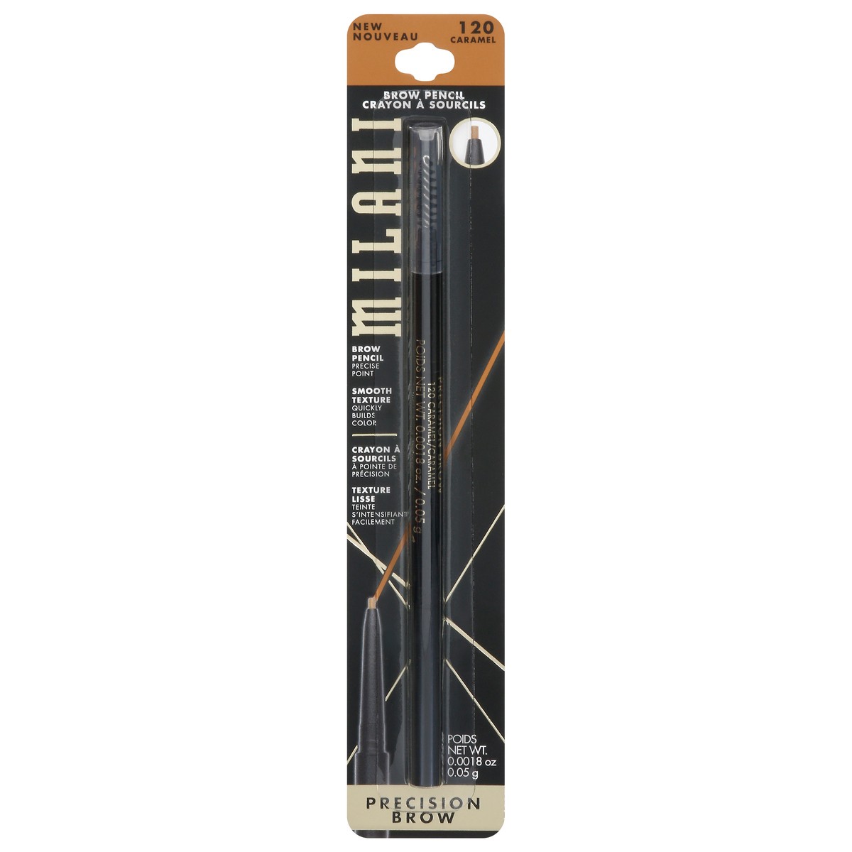 slide 1 of 6, Milani Precision Brow Pencil, 1 oz