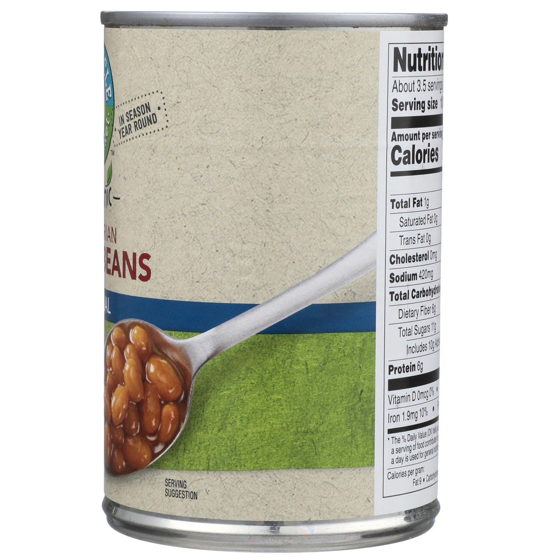 slide 2 of 6, Full Circle Market Organic Baked Beans, 15 oz