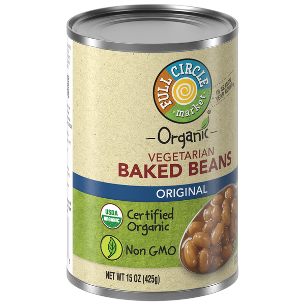 slide 1 of 6, Full Circle Market Organic Baked Beans, 15 oz