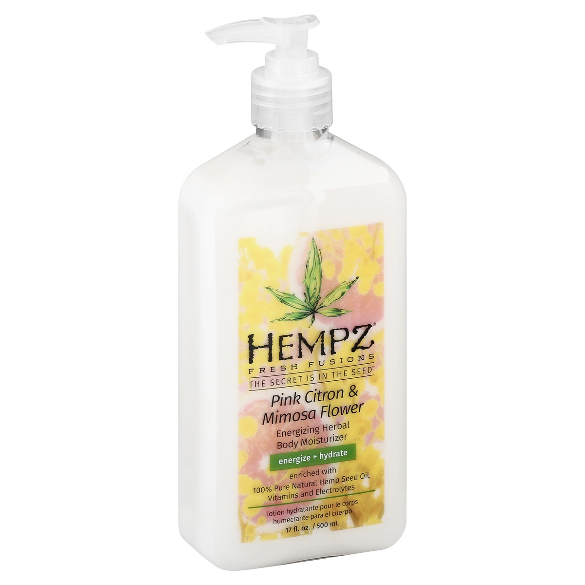 slide 8 of 12, Hempz Fresh Fusions Pink Citron & Mimosa Flower Body Moisturizer 17 oz, 17 oz